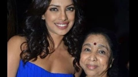 Priyanka Chopra penned emotional tribute for Asha Bhosle.
