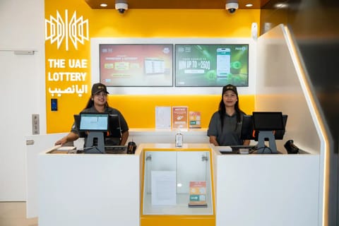 The Musaffah retail shop isn’t just a point of sale, it’s a fully branded, welcoming space crafted to
reflect the excitement and energy of the UAE Lottery