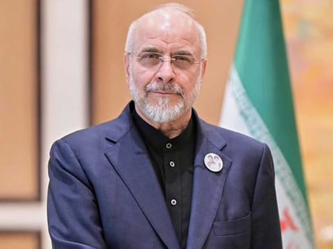 Iran's Parliament Speaker Mohammad Bagher Ghalibaf