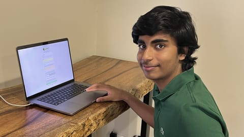 Anvith Yalamanchili,17, has developed a car-pooling platform that has received institutional backing too from Damac