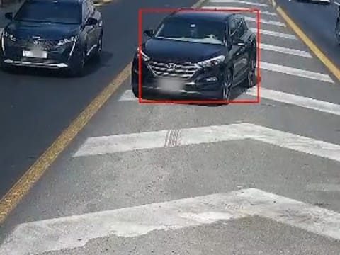 A videograb of the accident released by the Dubai Police.