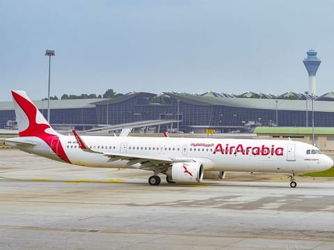 The individual was travelling on a flight arriving from Sharjah. (For illustrative purposes only.)