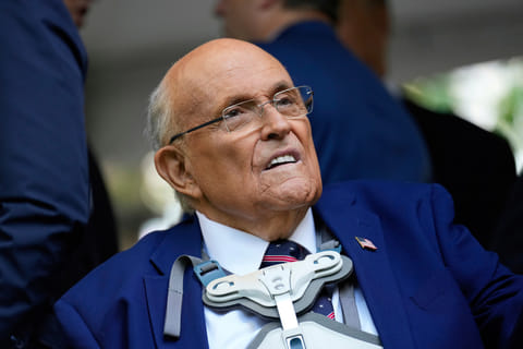 Former NYC mayor Rudy Giuliani