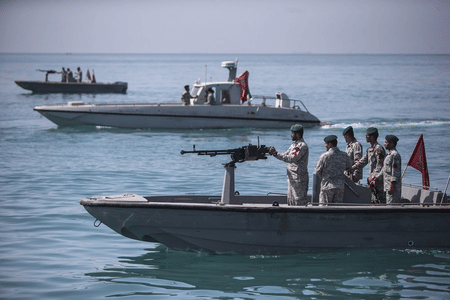 Small, high-speed vessels operated by the Iran Revolutionary Guard Corps Navy (IRGCN) are designed for "asymmetric", swarm-style attacks in the Strait of Hormuz and the Arabian Gulf.