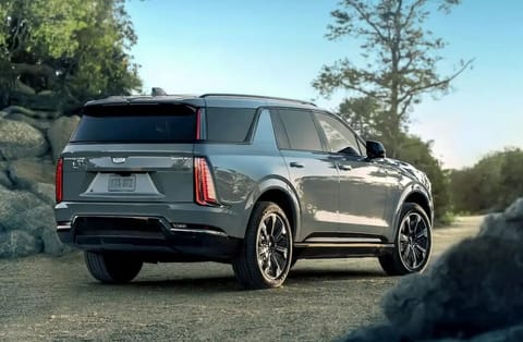 The Cadillac Escalade IQL luxury electric vehicle. The brand has crossed a symbolic milestone in the US market, selling more than 100,000 EVs since launching its first all-electric model four years ago.