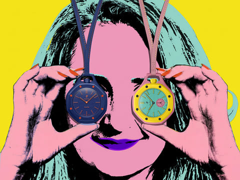 Audemars Piguet and Swatch: Reimagining the pocket watch with pop art flair