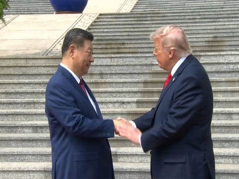US President Donald Trump meets Chinese President Xi Jinping in Beijing