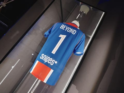 The reigning European champions showed off next season strip in Dubai