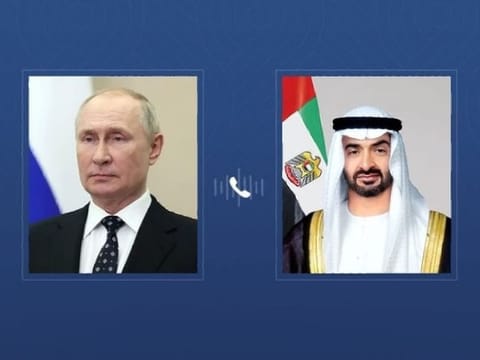 UAE President receives phone call from Russian President