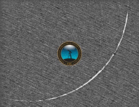 According to the centre, the moon was positioned 7.8 degrees away from the sun at the time of observation and was approximately nine hours old.