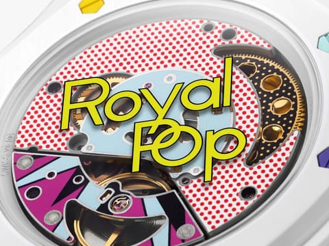 The AP x Swatch Royal Pop collection