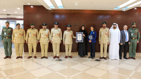 Dubai Police receives Guinness World Record for hosting a virtual meeting with 9,348 employees.