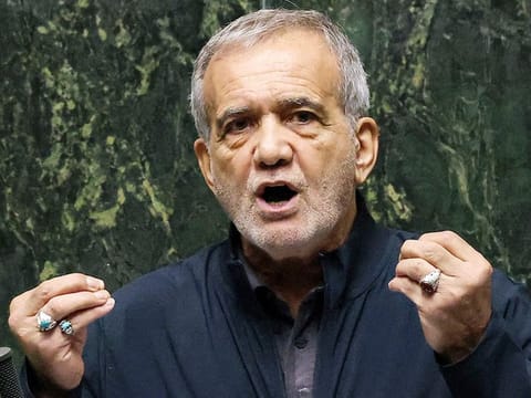Iranian President Masoud Pezeshkian