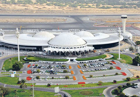 Sharjah International Airport.