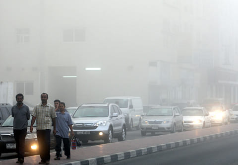 UAE fog. Picture for illustrative purposes only.