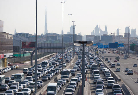 Sharjah-Dubai traffic update: Commuters face delays as major accident blocks E311 near Expo City