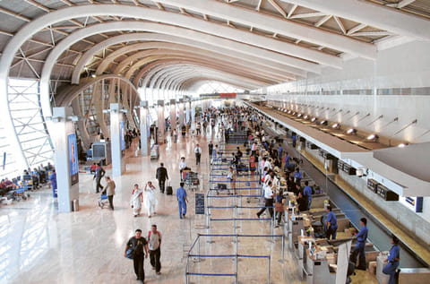 Chhatrapati Shivaji International Airport Mumbai, India.