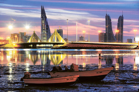 Bahrain announces to lower investment for Golden Visa seekers. Photo of Bahrain skyline for illustrative purpose only.