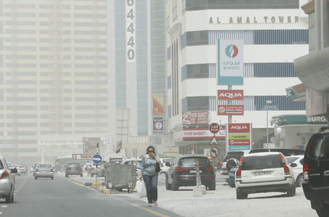 Windy and dusty conditions are expected across the UAE.