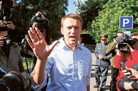 Top Russian opposition leader Alexei Navalny (File image)