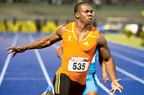 Jamaican sprinter Yohan Blake