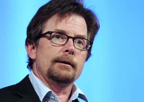Actor Michael J Fox.