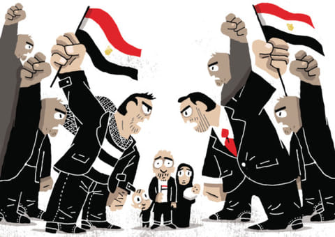 Egyptian hopes squelched by opposing extremists