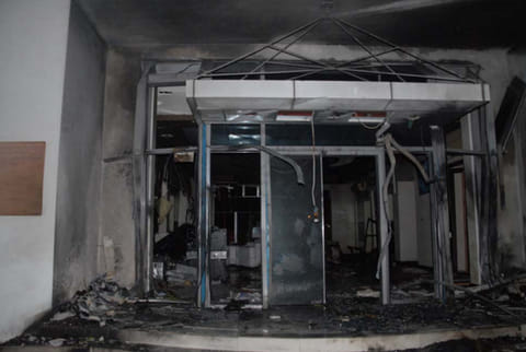 Bahrain office set ablaze in arson attack