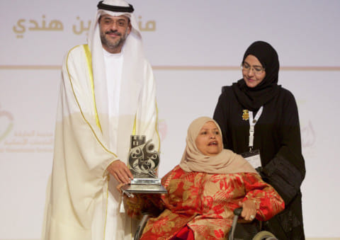 Shaikh Sultan Bin Mohammad Bin Sultan Al Qasimi, Crown Prince and Deputy Ruler of Sharjah, last year attended a celebration organised by the SCHS, to mark the silver jubilee of the Camp of Hope, at the Culture Palace in Sharjah. File photo
