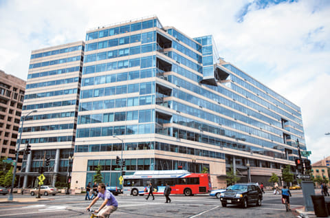 The IMF headquarters in Washington. The IMF urged governments to exercise fiscal caution as they borrow more to support economies hit by the Covid-19 pandemic, saying debt levels could soar to a record this year.