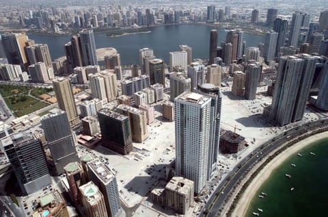 An aerial view of Taawun area Sharjah. Photo for illustrative purpose only.