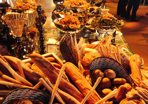 Iftar of the day: Ajwan tent at Sky Dive Dubai