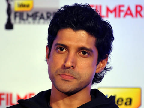 Indian Bollywood actor Farhan Akhtar