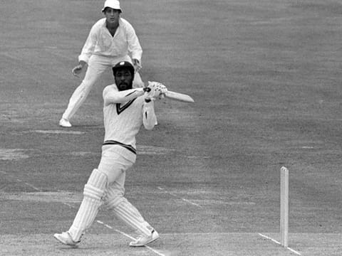 Sir Viv Richards, the one of his kind, in action during the 1975 World Cup final.