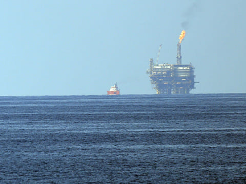 An offshore oil terminal in the Mediterranean sea. Hydrocarbon the discoveries are vital to the economies of Eastern Mediterranean countries, such as Egypt, Syria, Lebanon, Palestine, Israel, Cyprus, Turkey and Greece, but the multiple parties involved in these discoveries and the amount of announced reserves do not justify all this fuss.