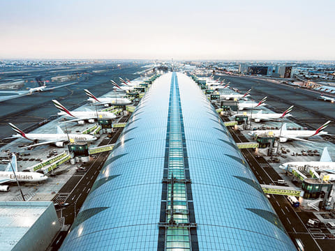 Fifty million passengers, 6,000 flights a week and a lot of baggage equals an incredible task for Dubai airport staff – from the baggage handlers on the ground to the air traffic controllers monitoring the skies – to keep things running smoothly.