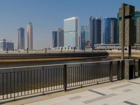 Setting sail alongside the Dubai Water Canal