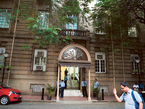 Bombay House, the Tata group’s head office, in Mumbai. Tata Group is in advanced talks to buy as much as 80 per cent of BigBasket in a deal that is likely to value the local online grocer backed by Alibaba Group Holding Ltd. at about $1.6 billion.