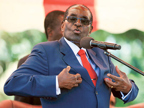 Zimbabwe former President Robert Mugabe