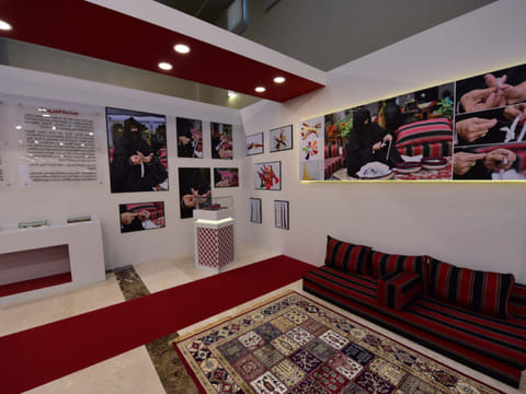Items on display at the Sharjah Institute of Heritage, University City.