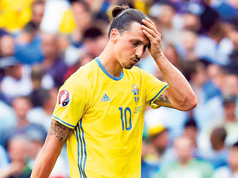 Sweden's Zlatan Ibrahimovic.