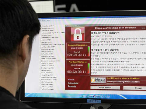 File picture: A photo taken on May 15, 2017 shows staff monitoring the spread of ransomware cyber-attacks at the Korea Internet and Security Agency (KISA) in Seoul.