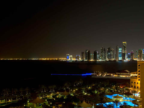 The skyline of Doha. The COVID-19 spread in Qatar has triggered economic fallout that has hard hit the emirate's migrant community of over 2 million.
