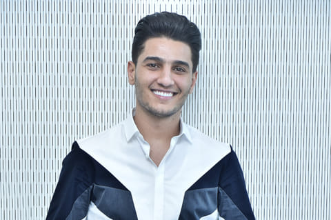 Palestinian pop singer and winner of 'Arab Idol' Mohammed Assaf.