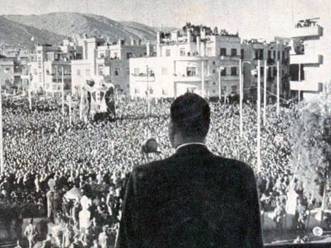 Syrian politicians recall mass adoration of Nasser