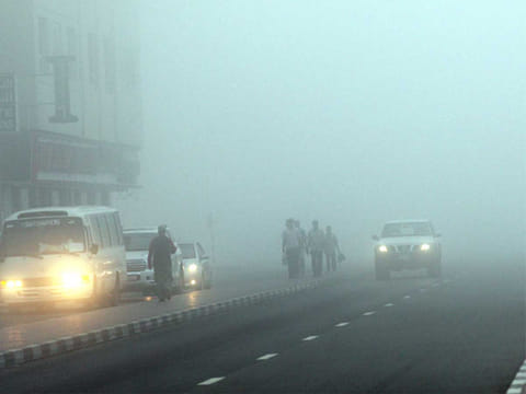 Dense Fog in the UAE