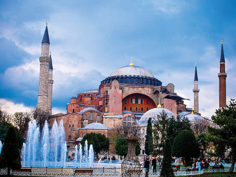 The Hagia Sophia Museum in Istanbul, Turkey