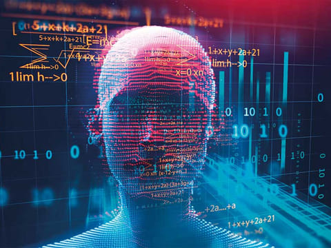 Facial recognition technology. For illustrative purposes onlyl.
