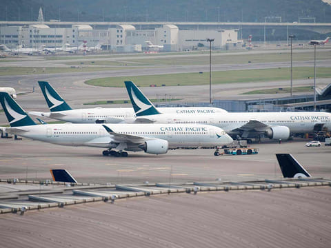 Cathay Group's CEO Ronald Lam told a Wednesday media session the cost of fuel so far this month is double the average of the previous two months.