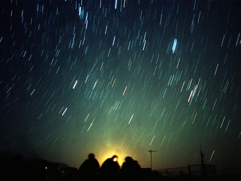 A meteor shower. Picture for illustrative purpose.